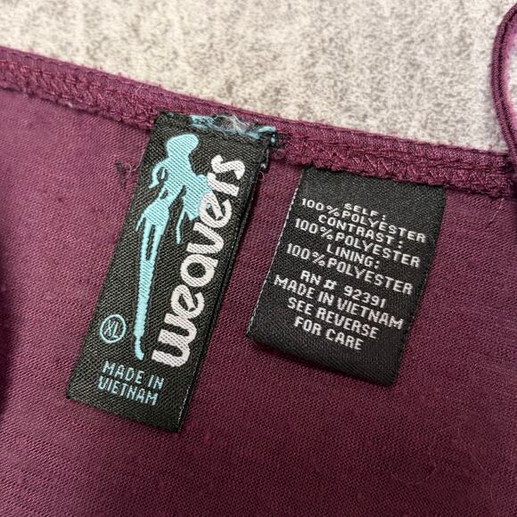 Y2k Sequin Weavers Purple Cami - Picture 3 of 5